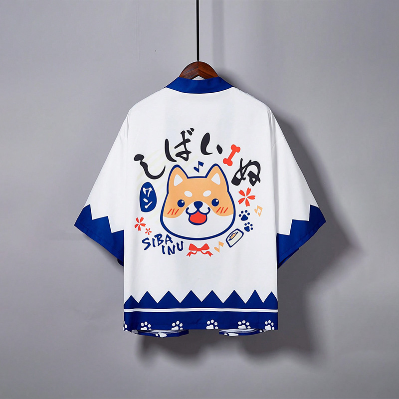 Anime Merchandise Jacket - 일본식 애니메이션 상품 시바 이누 코스프레