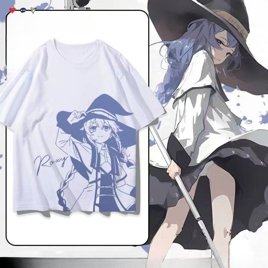 Anime Merchandise T Shirt - 무직 환생: 로키시 미구르디아 애니메이션 상품