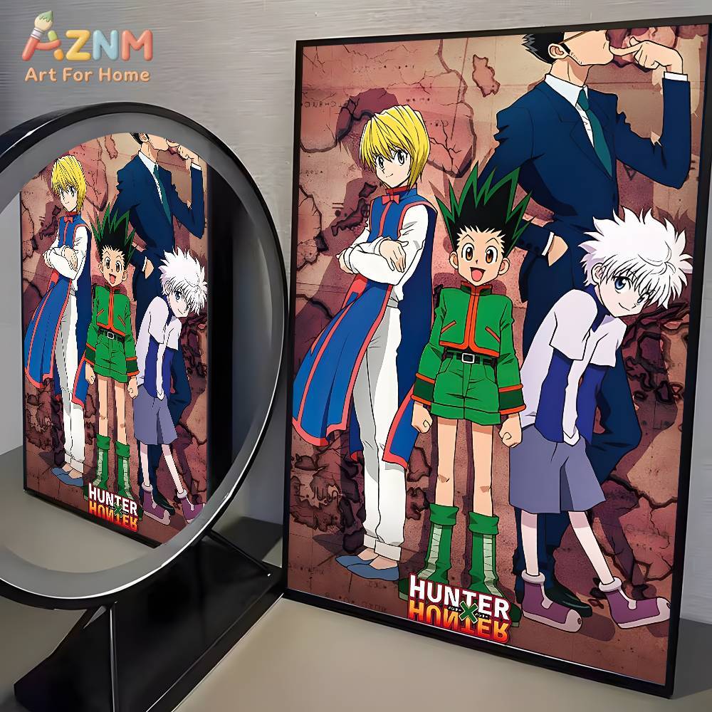 Anime Merchandise Posters - 1개입 핫 애니메이션 헌터X헌터 포스터 아트