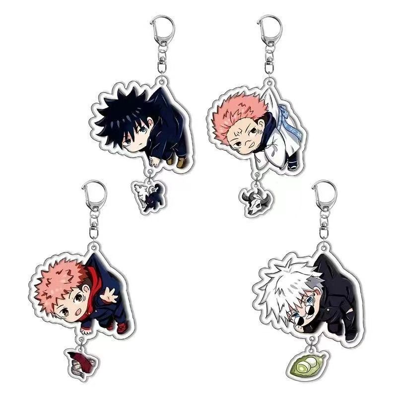 Anime Fan Merchandise - 주술회전 팬아트 애니메이션 굿즈 키체인 아크릴