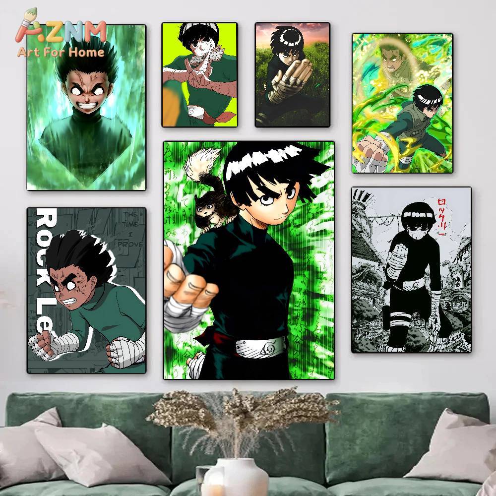 Anime Merchandise Posters - AZNM 나루토 록 리 타이주츠 마스터