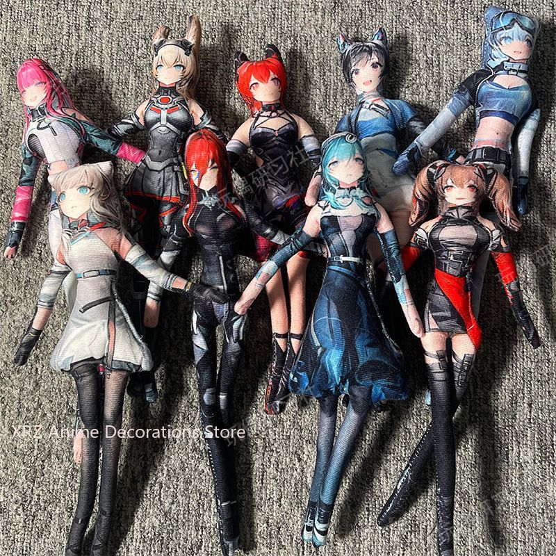 Anime Fan Merchandise - 재미있는 Arknights Gilberta 28CM 플러시 애니메이션