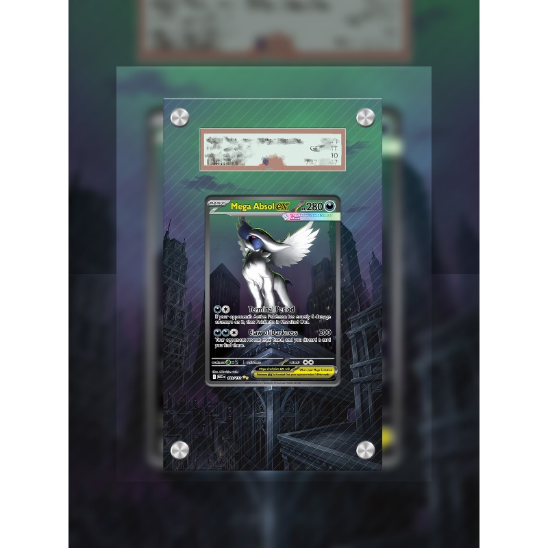 Anime Merchandise From Japan - 포켓몬 메가아솔 카드 PTCG 키체인 애니메이션