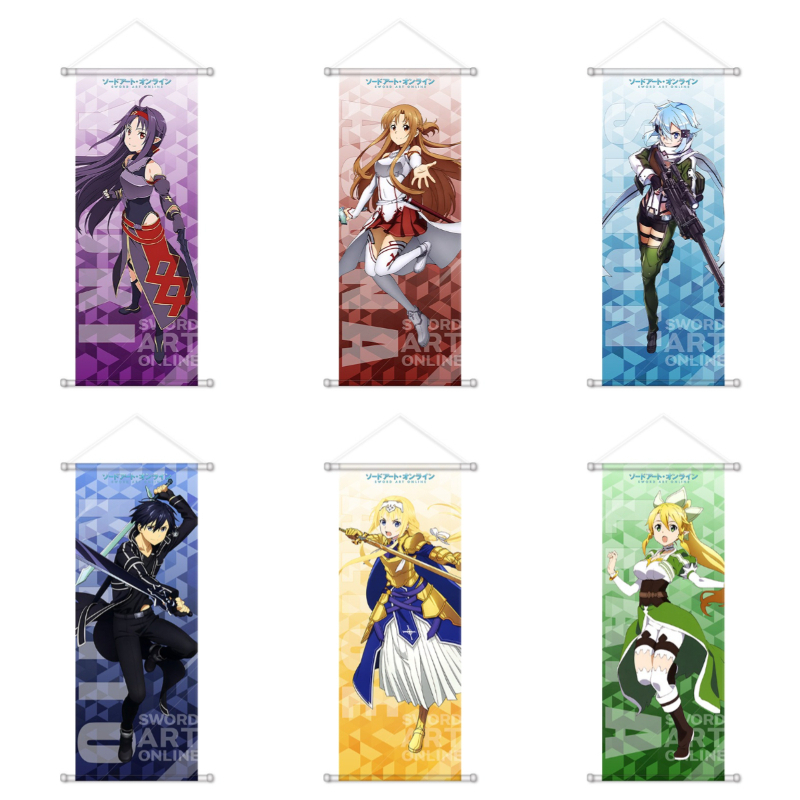 Anime Merchandise Posters - 소드 아트 온라인 애니메이션 주변기기 아스나