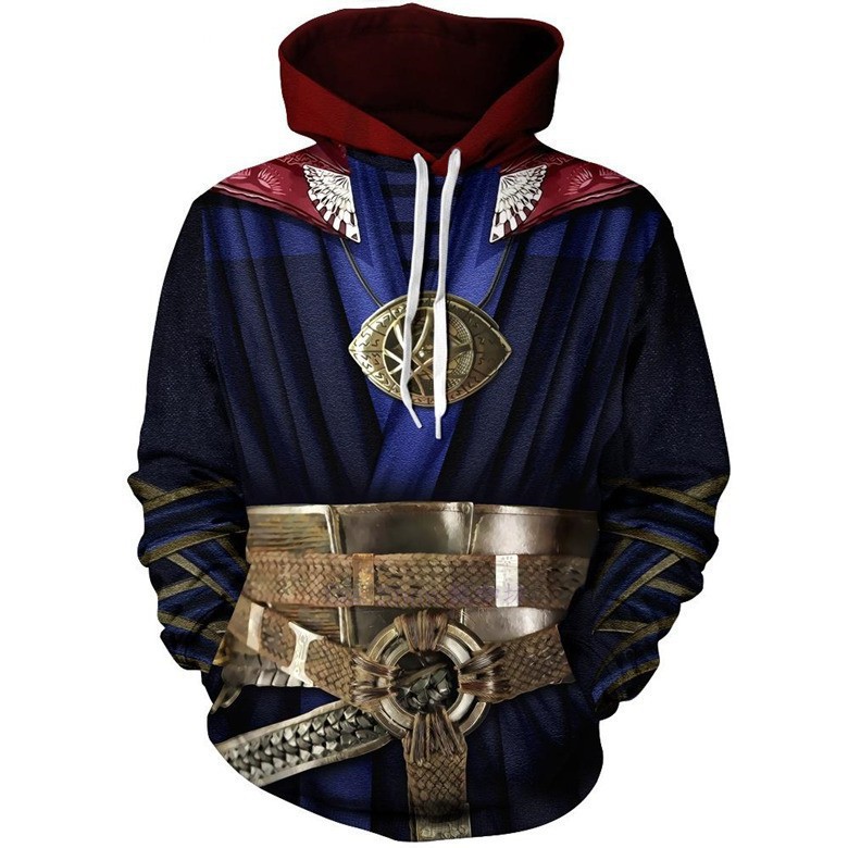 Anime Merchandise Jacket - 닥터 스트레인지 3D 애니메이션 후드티, 신비한
