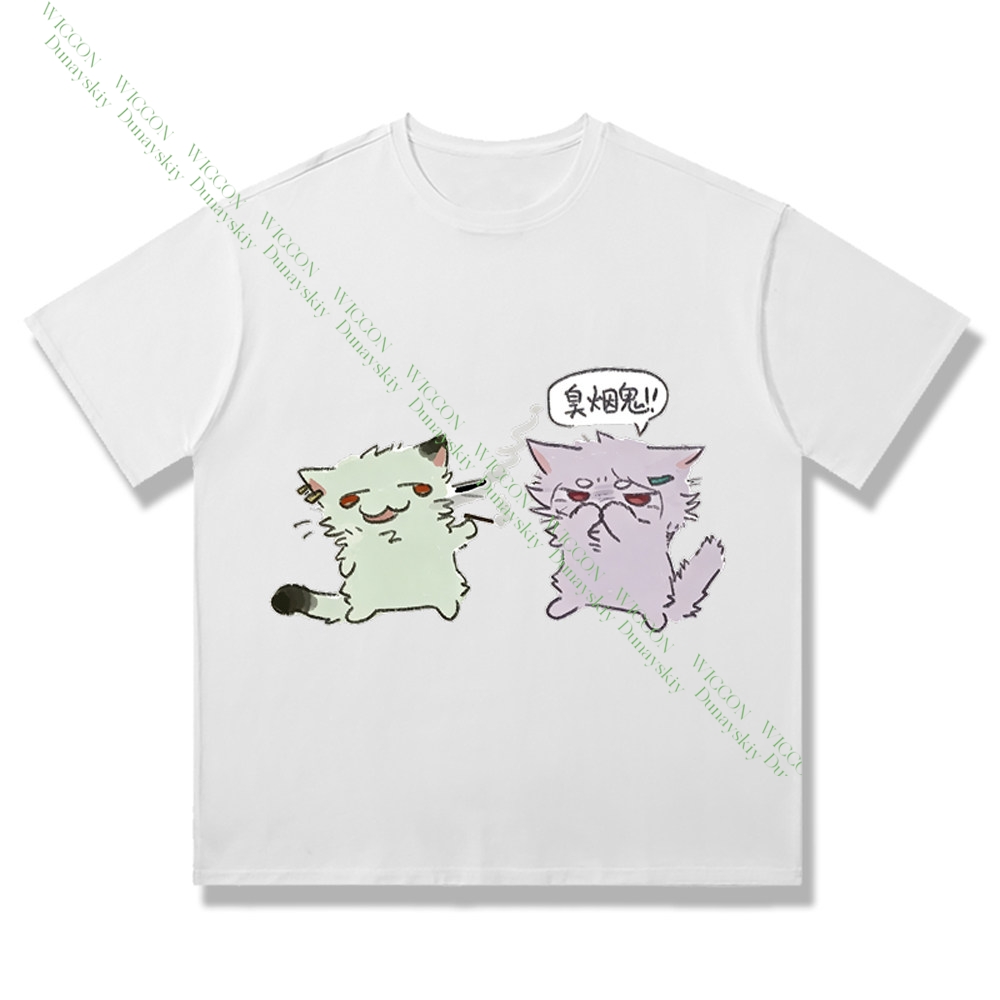 Chainsmoker Cat Yaniko Satou 귀 - Anime Merchandise T Shirt 리뷰 및 가격