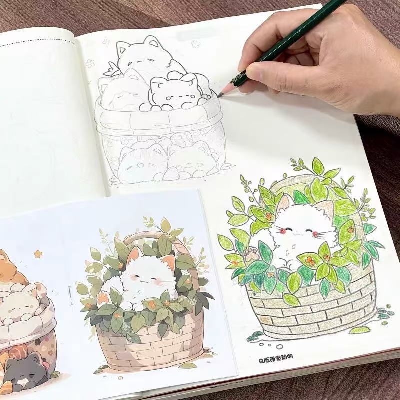 귀여운 동물 만화 따라그리기 및 그림 그리기 책 48페 - Art Book Illustration 리뷰 및 가격