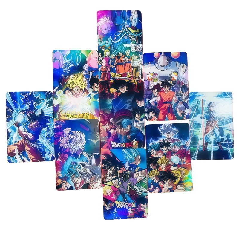 50개 드래곤볼 홀로그램 카드 만화 애니메이션 상품 고 - Anime Merchandise Box 리뷰 및 가격